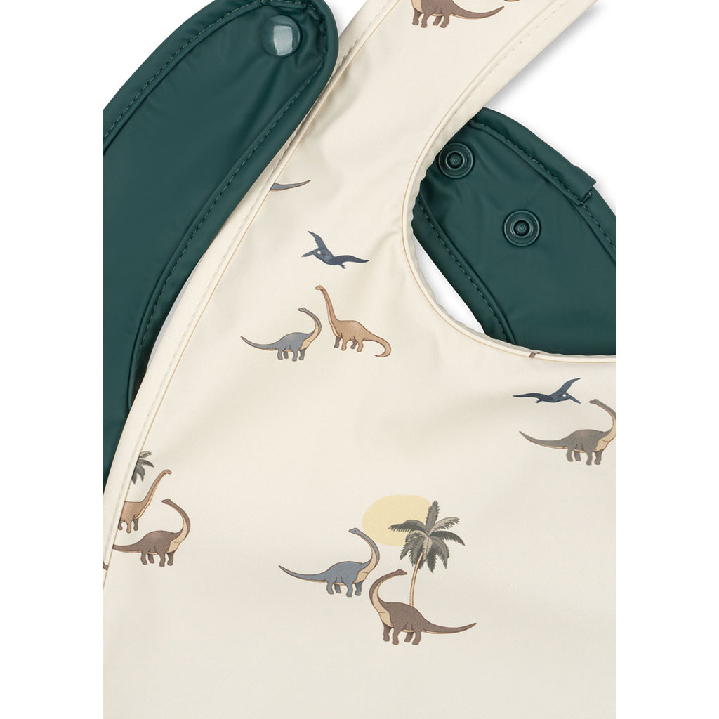 Konges Sløjd Bibs, 2-Pack – Kubi/Rain Forest