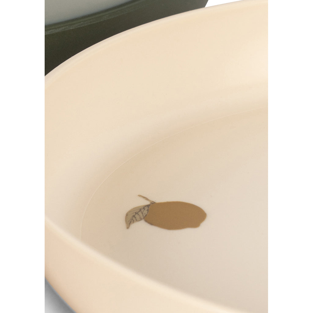 Konges Sløjd Plate Set, 5-Pack – Lemon Mix