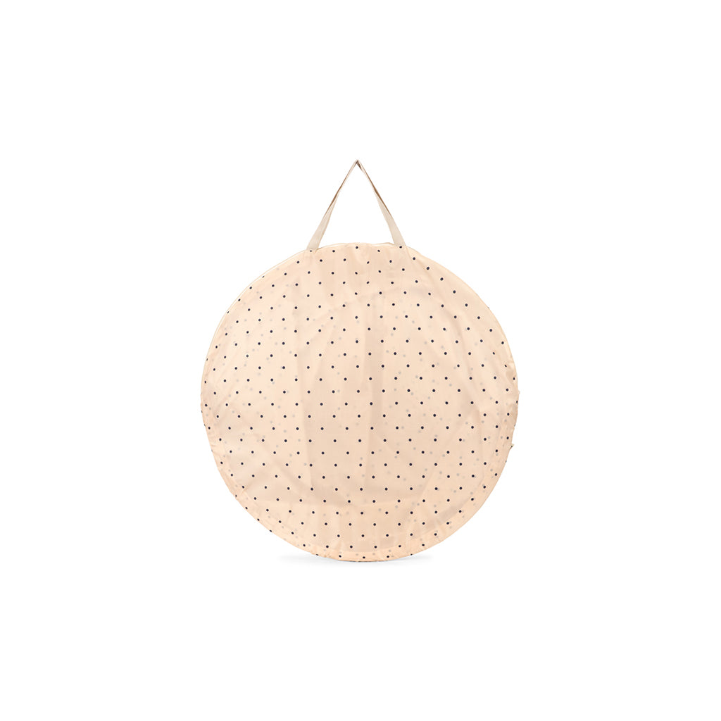 Konges Sløjd, Beach Shelter, Pop-Up Beach Tent, UV 50+ - Navy Dot