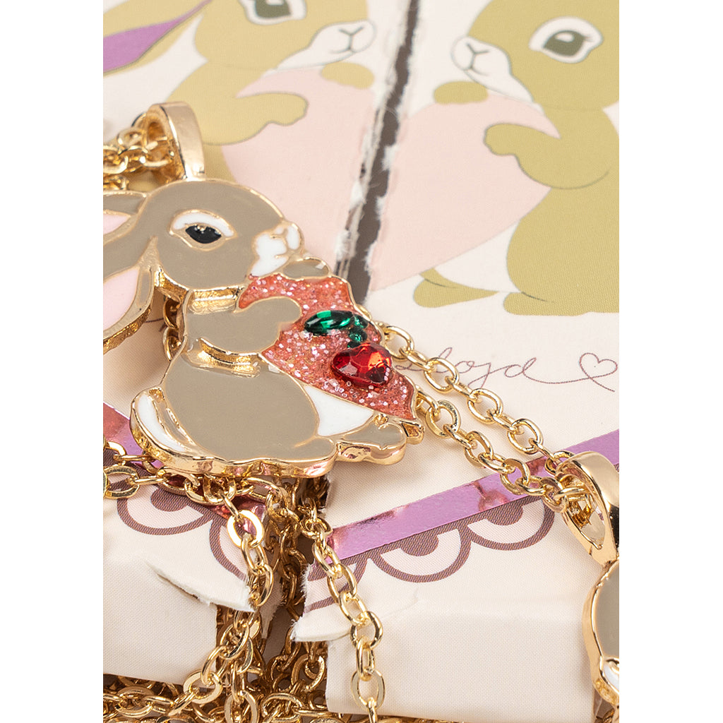 Konges Sløjd Bunny Bestie Friendship Necklaces, Gold