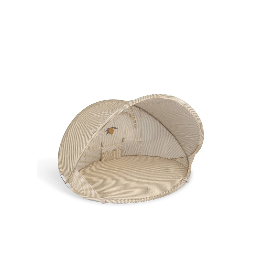 Konges Sløjd, mini pop-op strandtelt, UV 50+ - Tea stripe