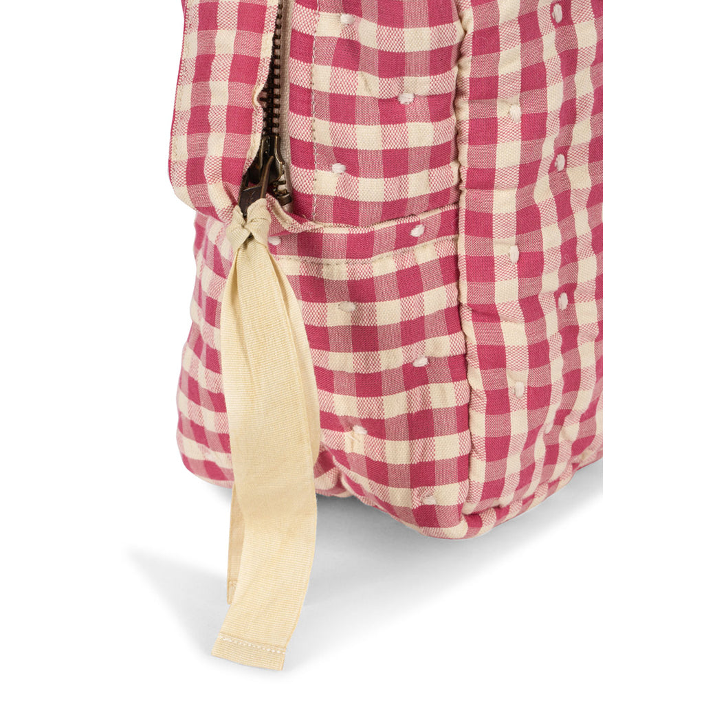 Konges Sløjd Doll Accessories, Changing Bag - Bubblegum Check