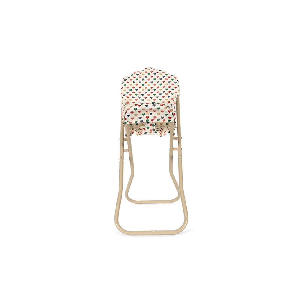 Konges Sløjd Doll High Chair, Coeur Colore