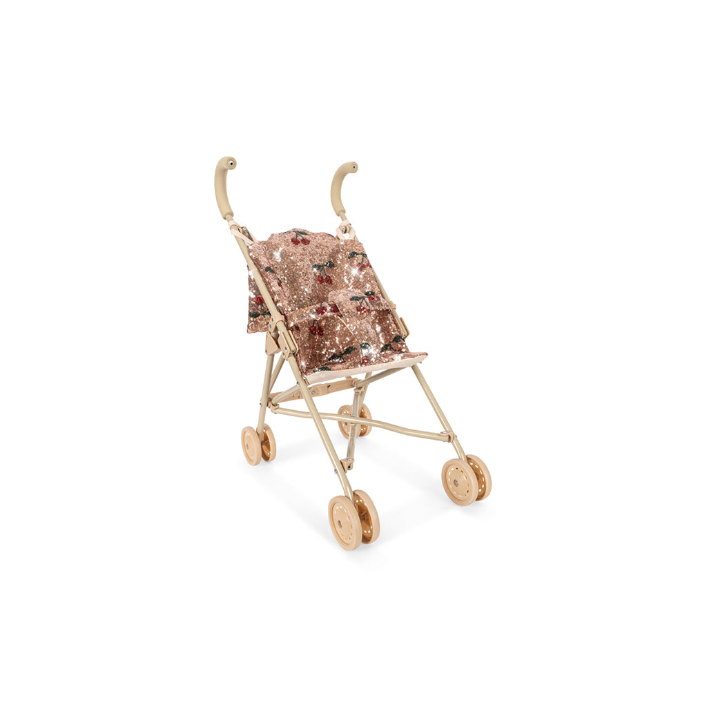 Konges Sløjd Doll Stroller, Sparkly – Cherry Sequin