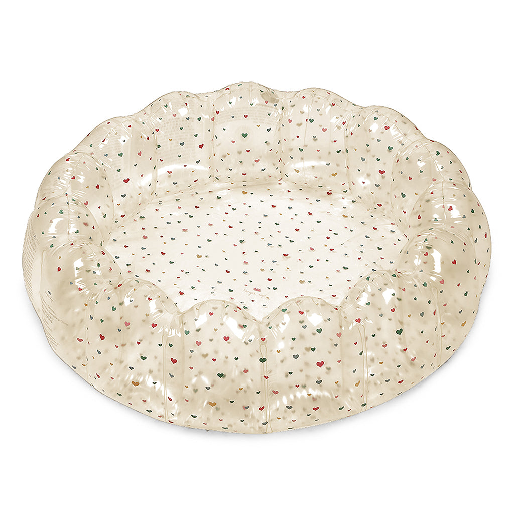 Konges Sløjd Inflatable Pool, Ø: 90 cm – Multi Hearts