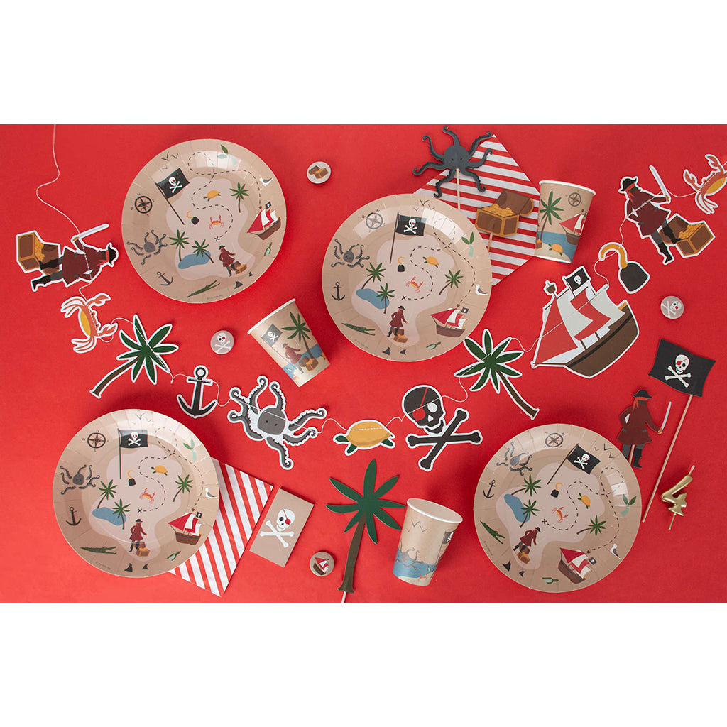 My Little Day Cake Decor, Set of 6 - Pirate