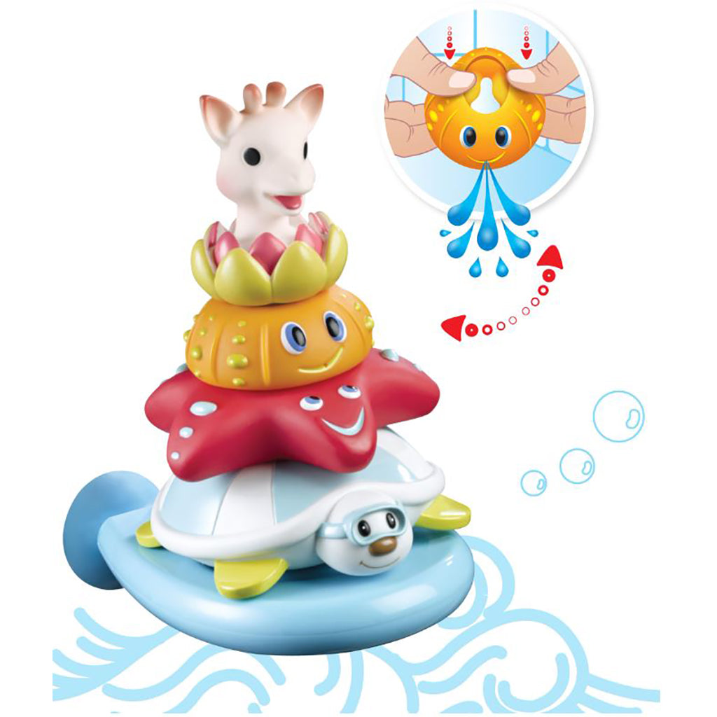 Sophie la girafe, Bath Toy - Splash and Surf Pyramid