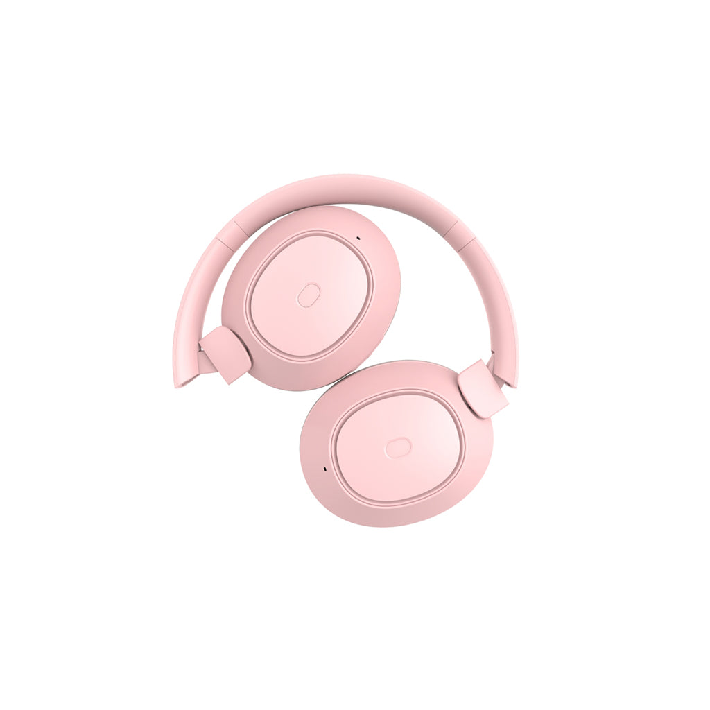 Lalarma Hybrid Active Noise-Cancelling Headphones for Kids - Pink