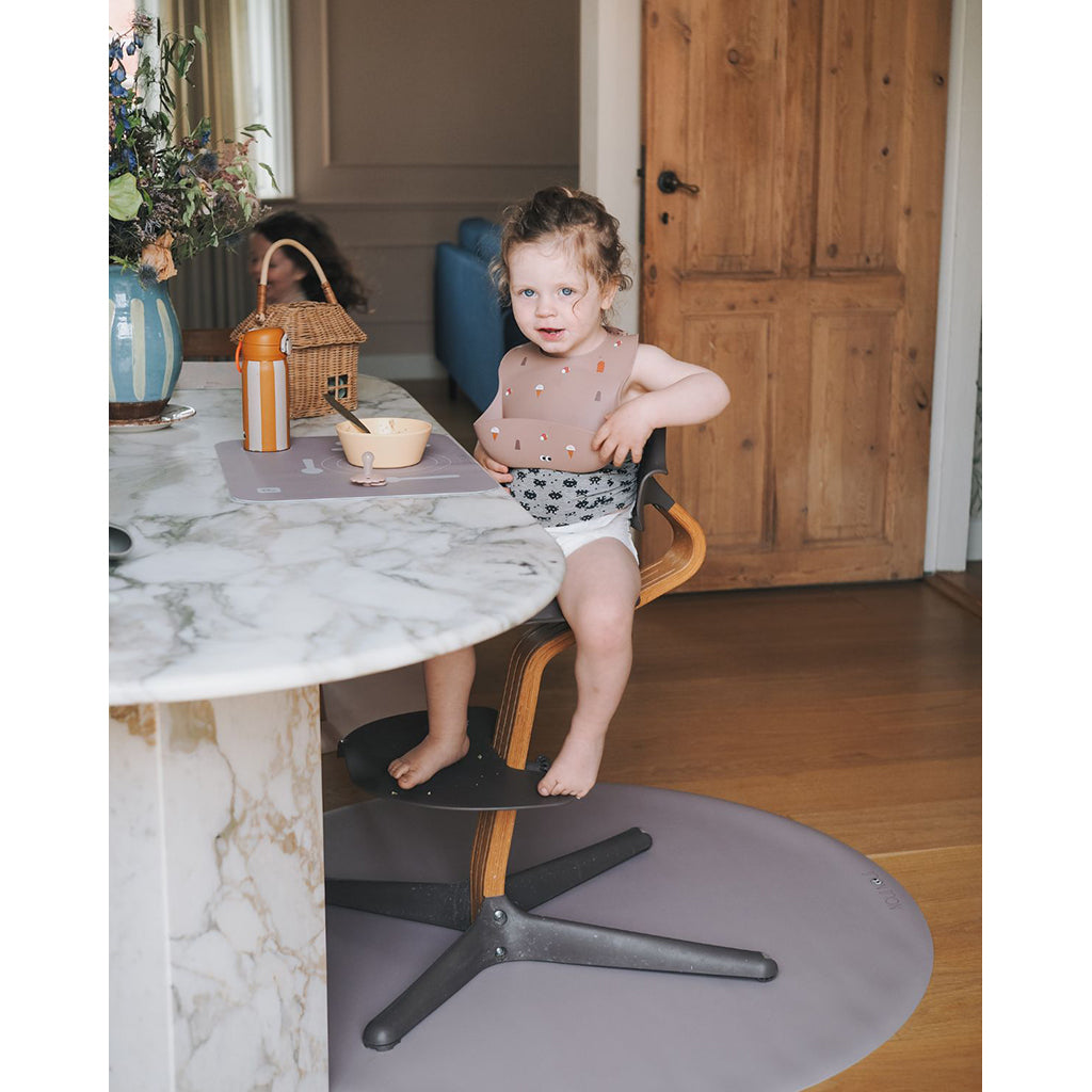 Noui Noui Round Floor Mat and Chair Protector - Cocoa
