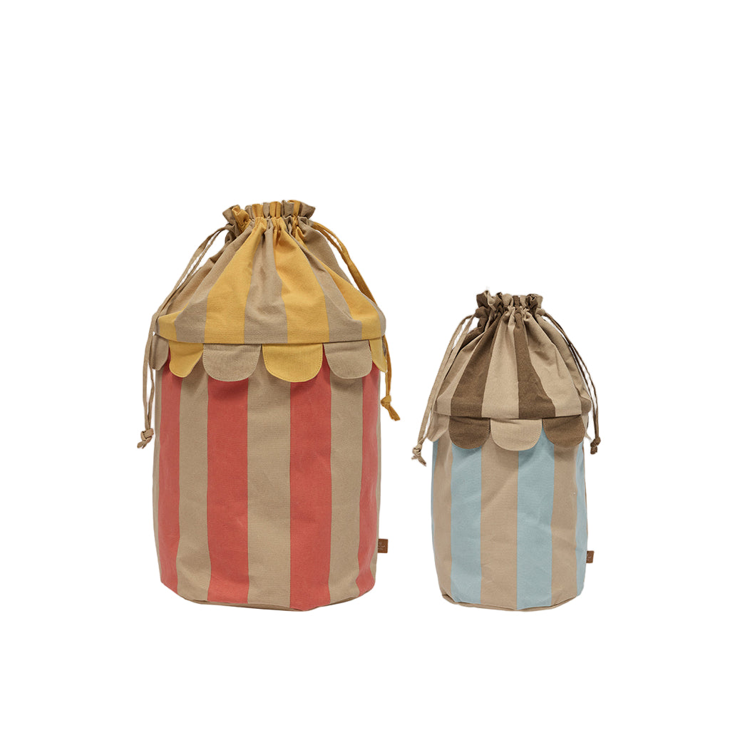 OYOY Saga Kurvesæt, sæt m. 2 str. Ice blue/red