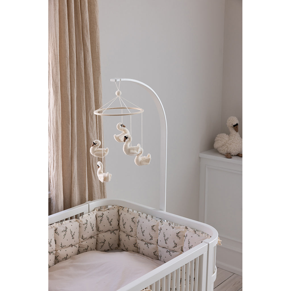 Sebra Bed Bumper, Kapok - Powder Blossom