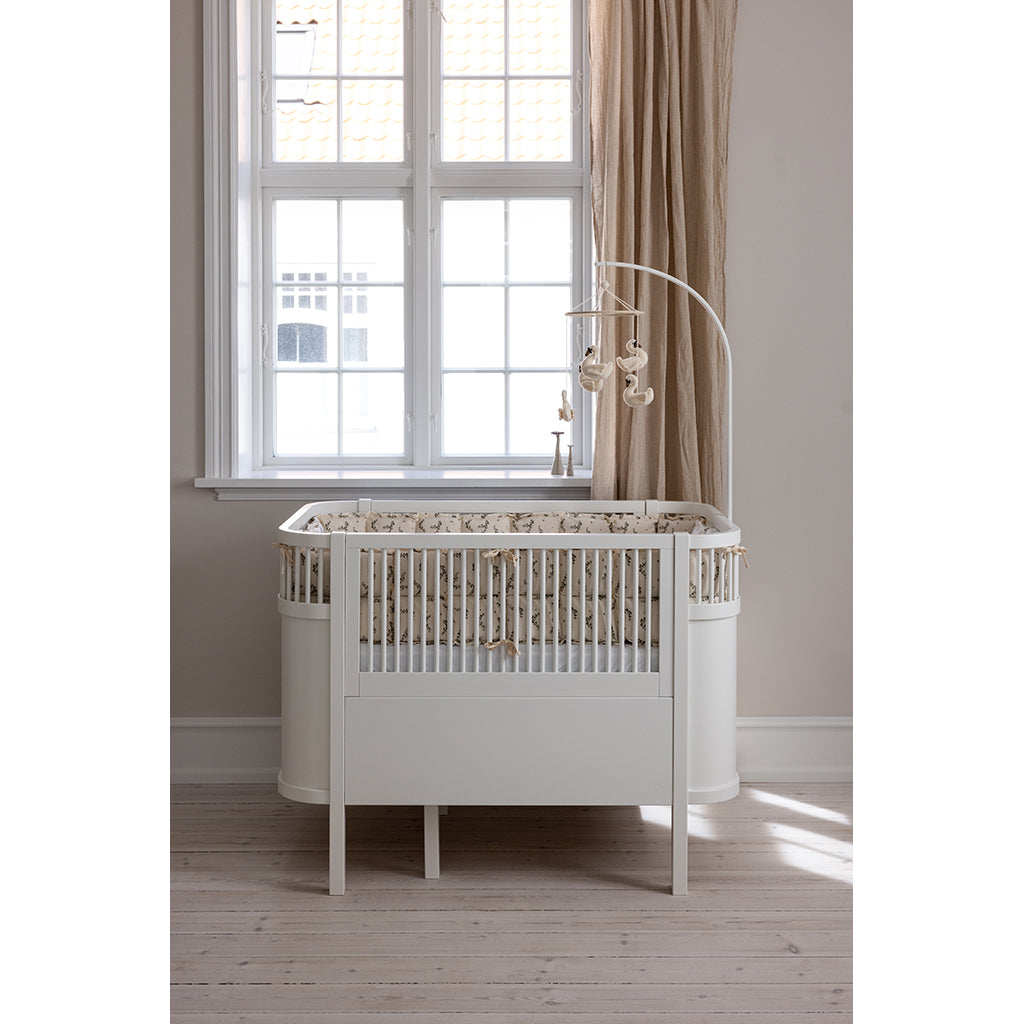 Sebra Bed Bumper, Kapok - Powder Blossom