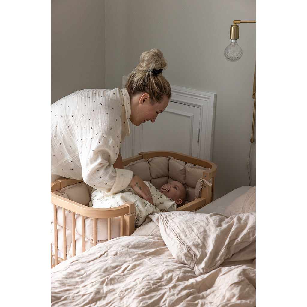 Sebra Baby Bed, Bedside Crib - Wooden Edition