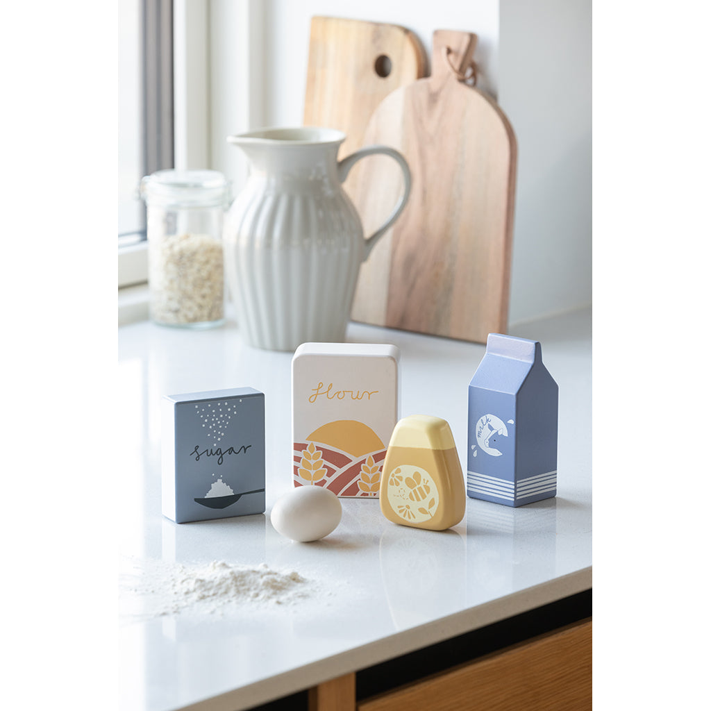 Sebra Wooden Play Food, Groceries