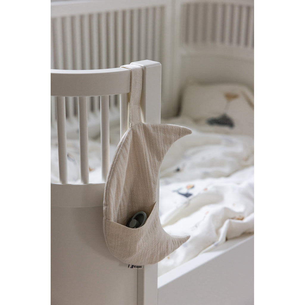 Sebra Bed Pocket, Fabric - Moon