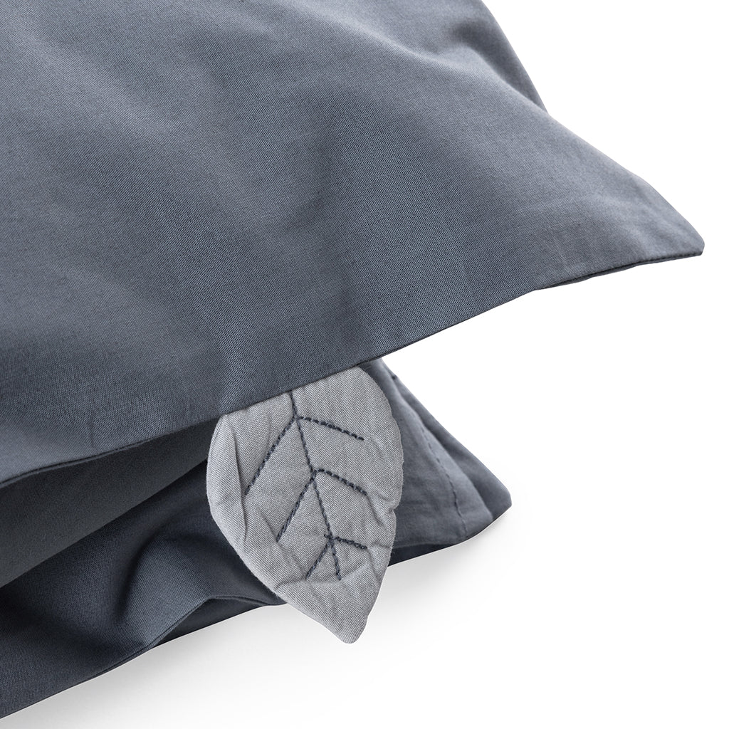 Sebra Baby Bedding, Organic - Forest Lake Blue