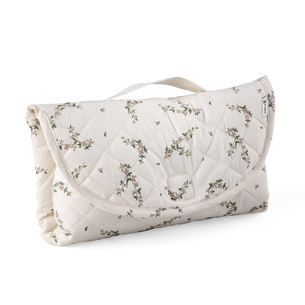 Sebra Changing Mat On-the-go - Powder Blossom