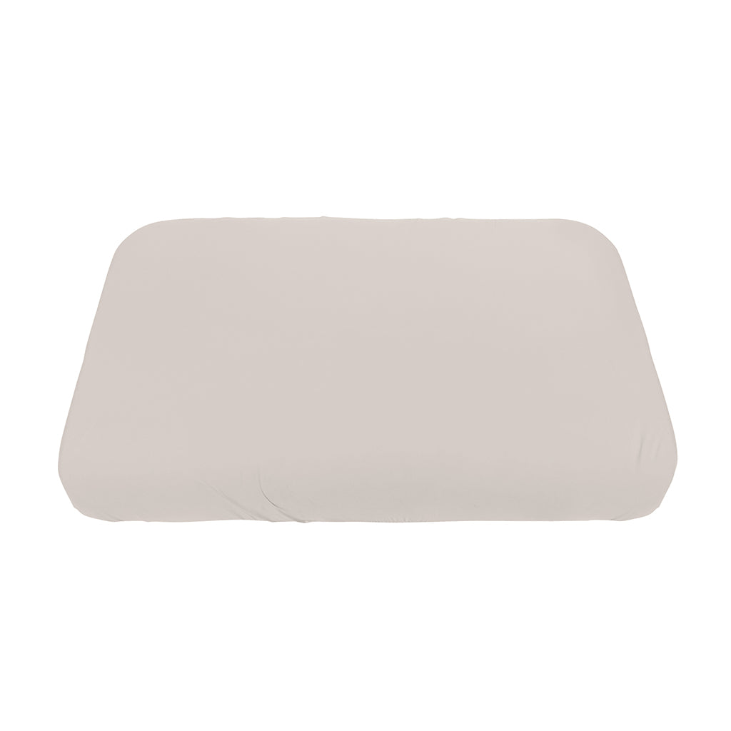 Sebra Baby Fitted Sheet, Organic - Seabreeze Beige