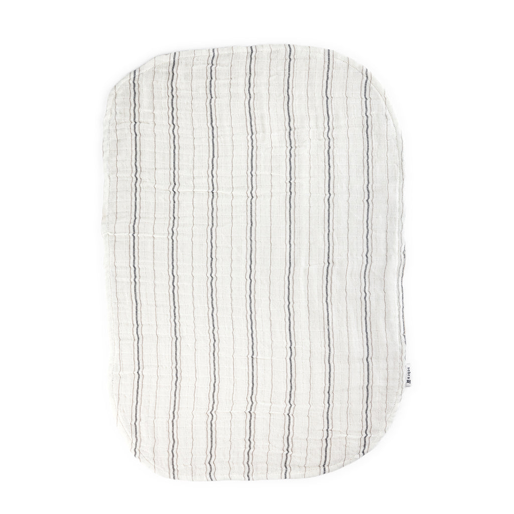 Sebra Changing Mat 6-Layer, Set of 2 - Cream Stripe