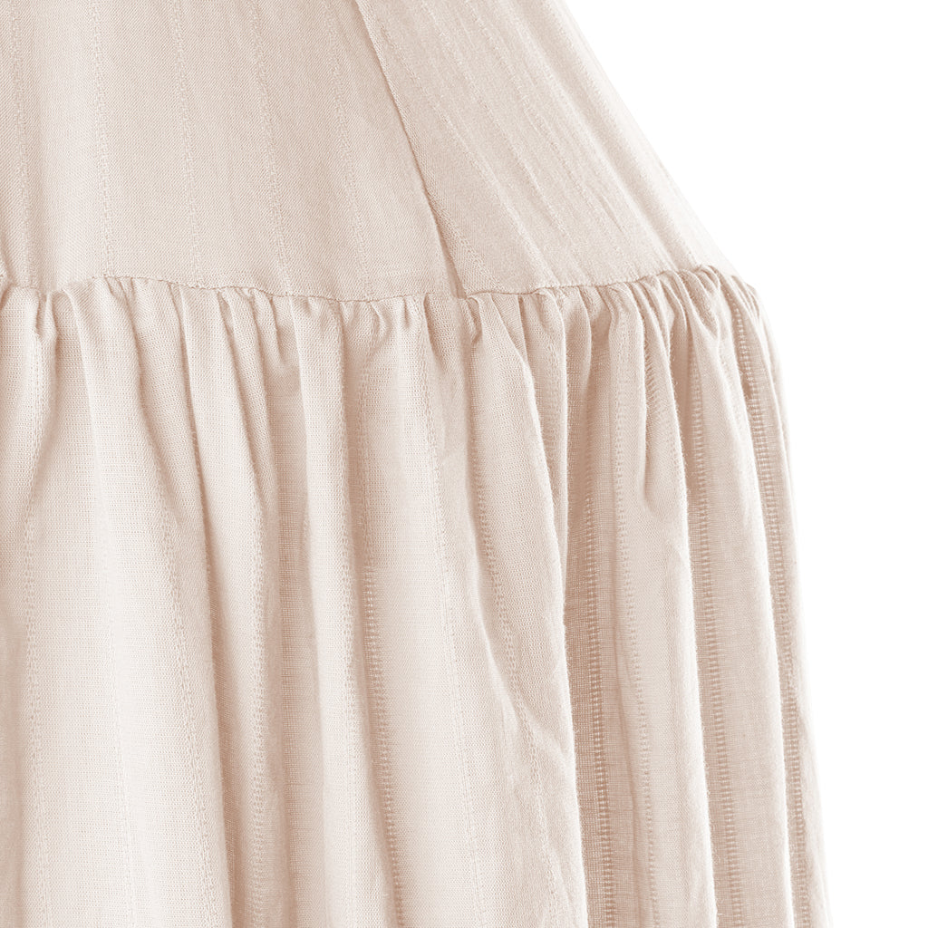 Sebra Canopy, Dobby Weave - Birchbark Rose