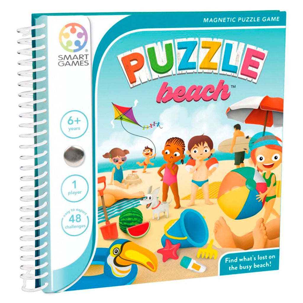 SmartGames Magnetic Travel Game, Puzzle Beach