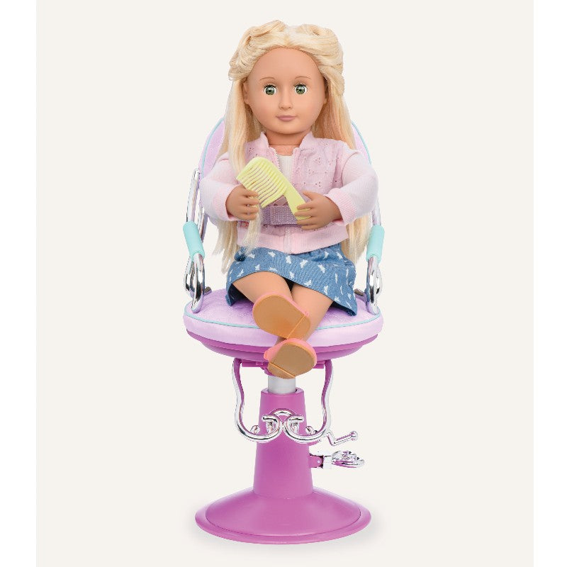 Our Generation Doll Accessory, Salon Chair - Purple