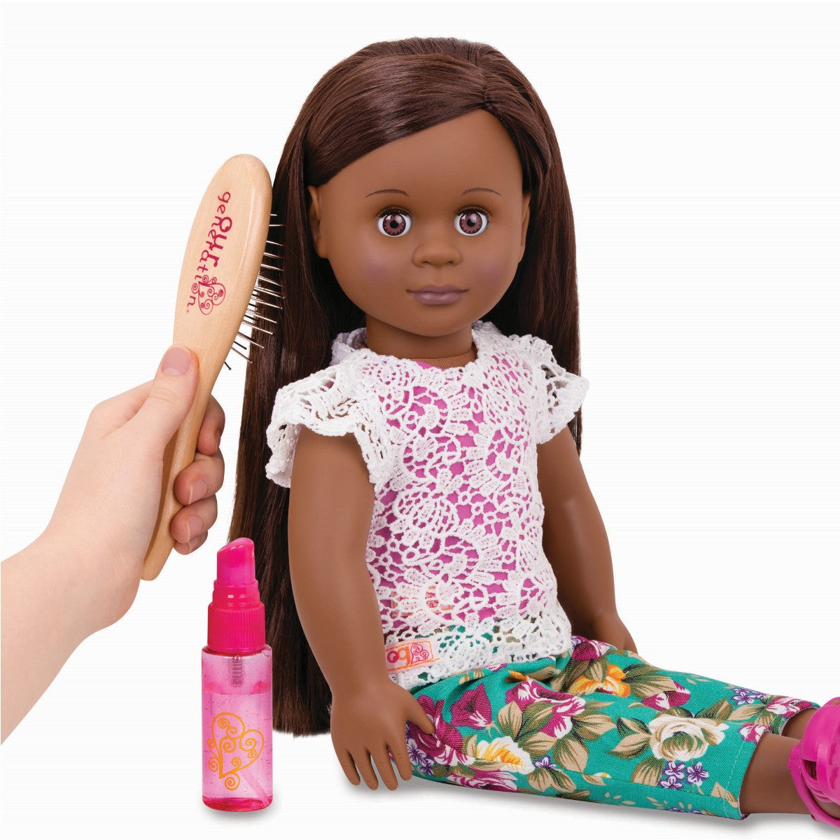 Our Generation Brush & Spray Bottle – Doll Accessory Set