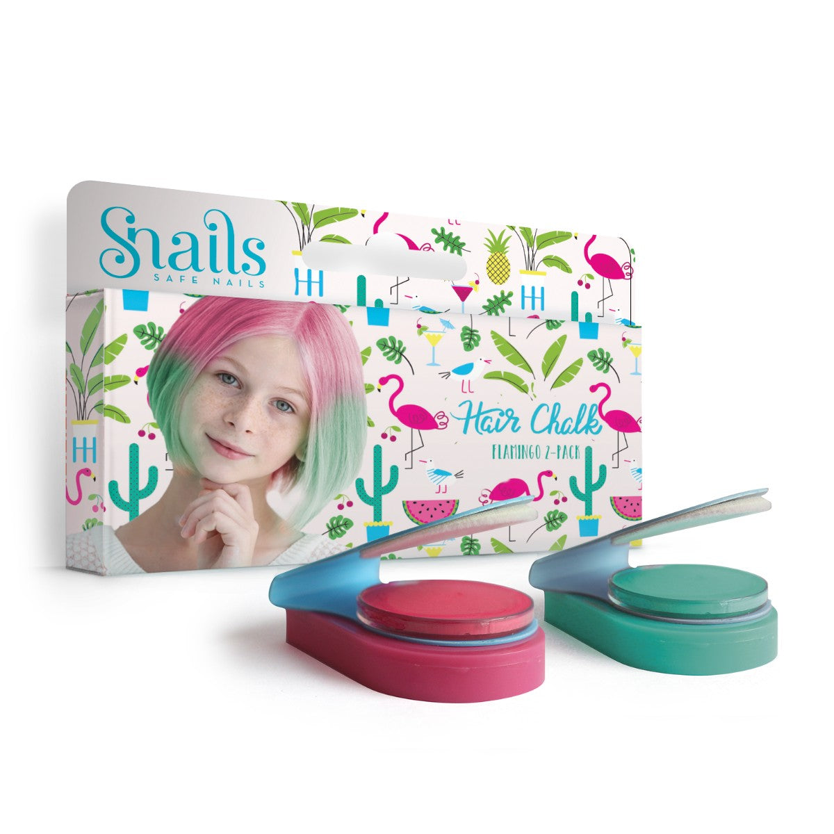 Snails Hair Chalk for Kids, Flamingo