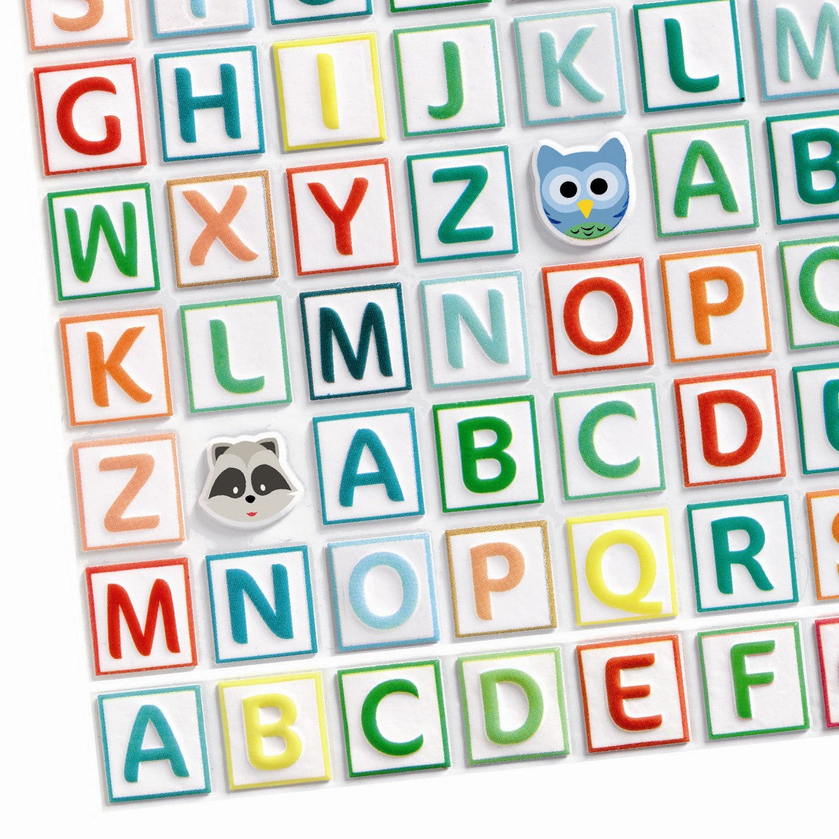 Djeco Pillow Stickers, The Alphabet