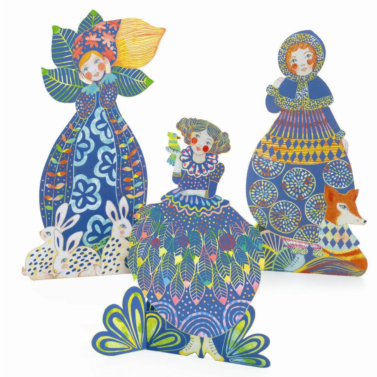 Djeco Scratch Cards, Beautiful Dresses