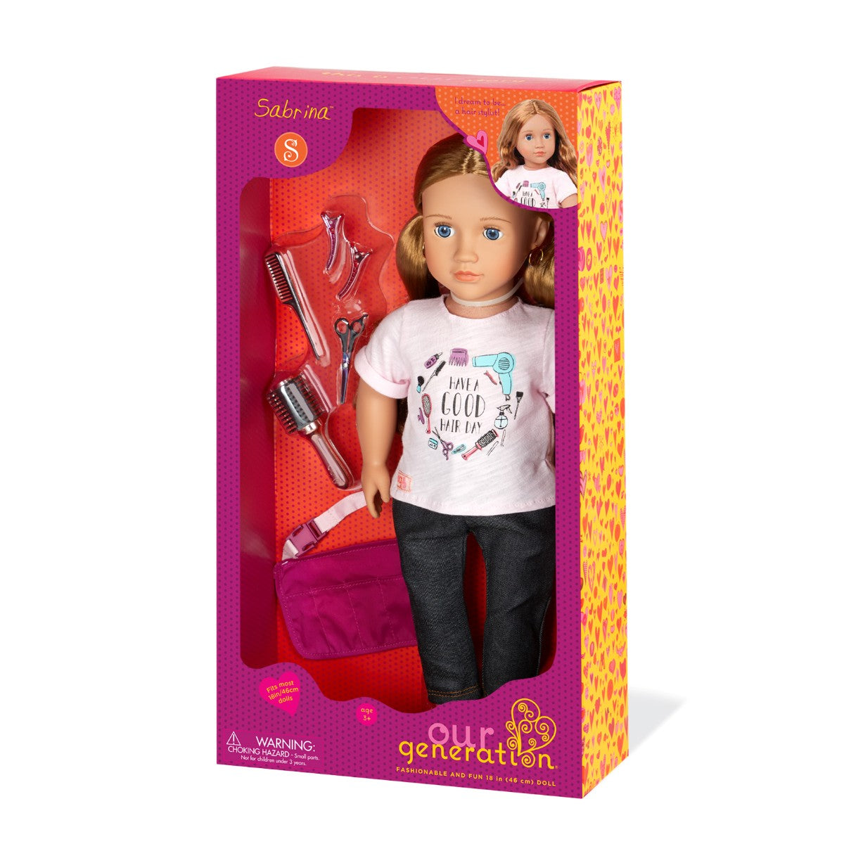 Our Generation Doll, Sabrina the Hairdresser