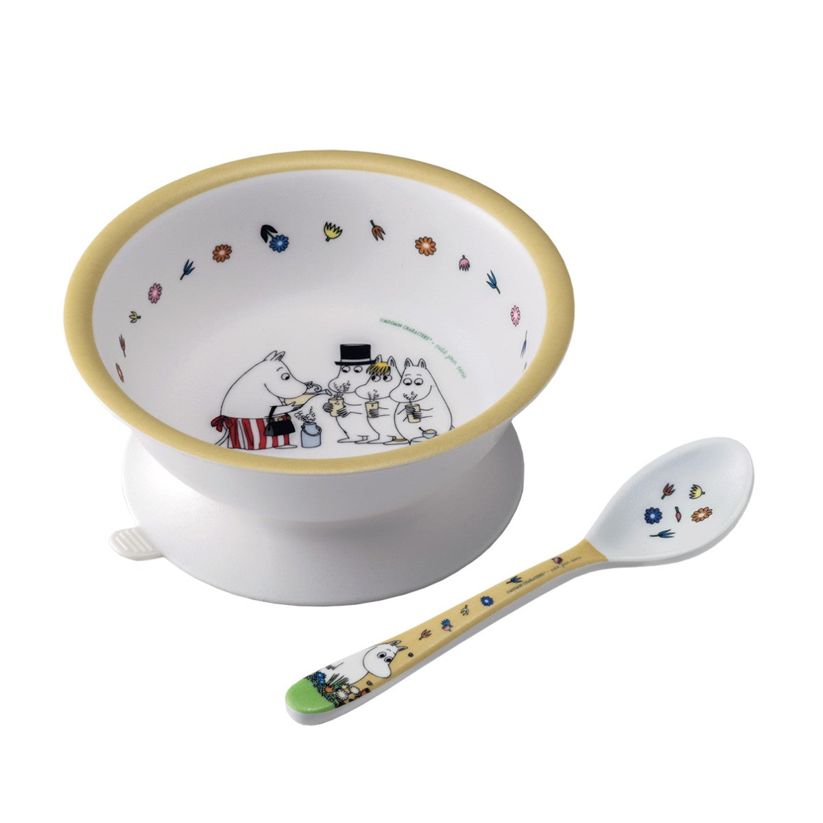 Petit Jour Paris Bowl with Suction Cup and Spoon, Moomin