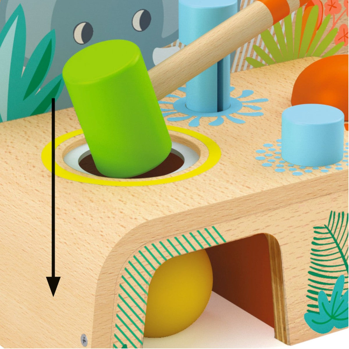 Djeco Tap & Hammer Playset