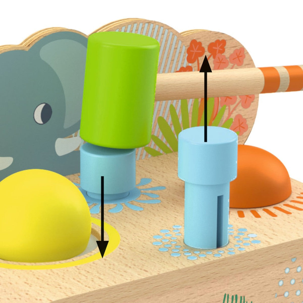 Djeco Tap & Hammer Playset