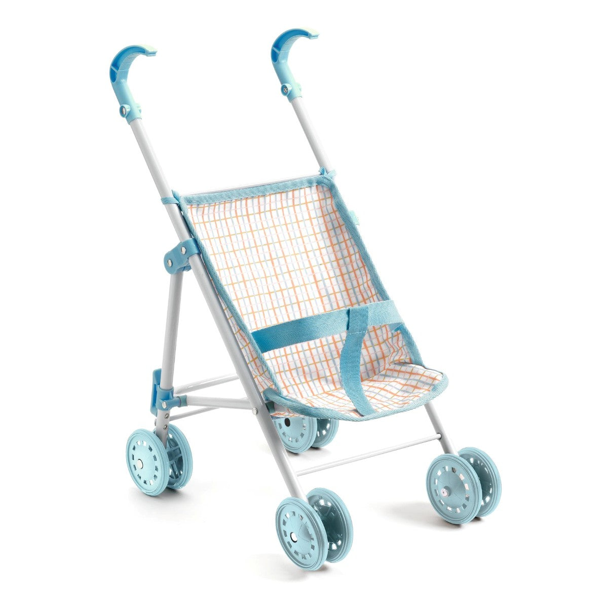 Djeco Pomea, Blue Stroller for Dolls, 44 cm