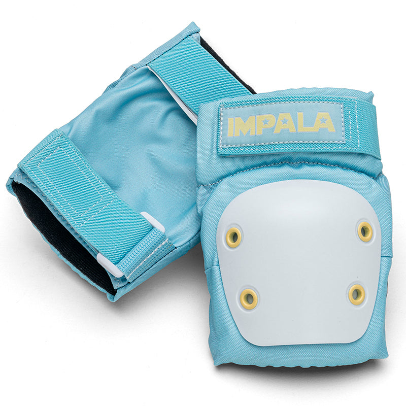 Impala Protective Gear for Roller Skating, Adult, Sky Blue/Yellow - Size M