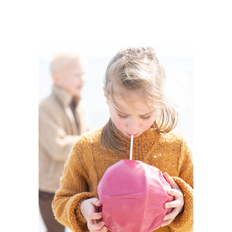 Scrunch-ball, inflatable soft ball – Cherry Red