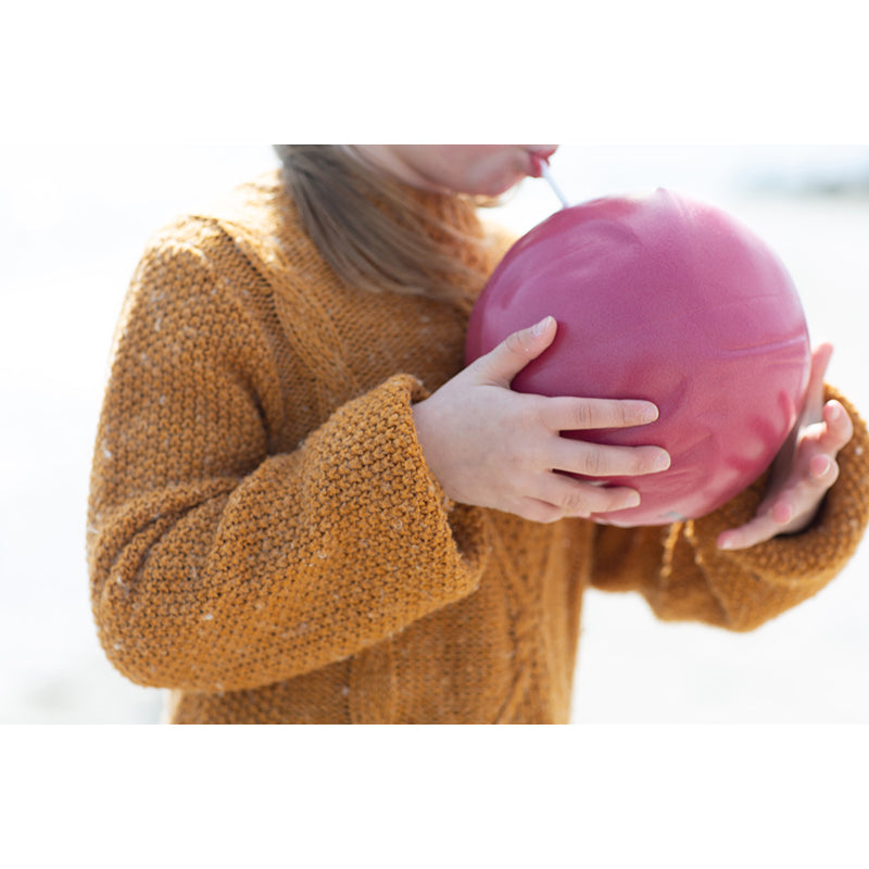 Scrunch-ball, inflatable soft ball – Cherry Red