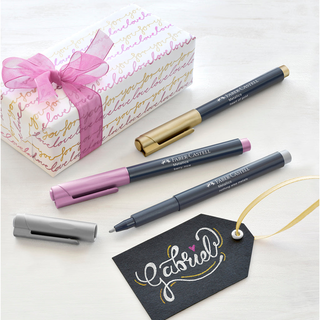 Faber-Castell Metallic Markers, Set of 6