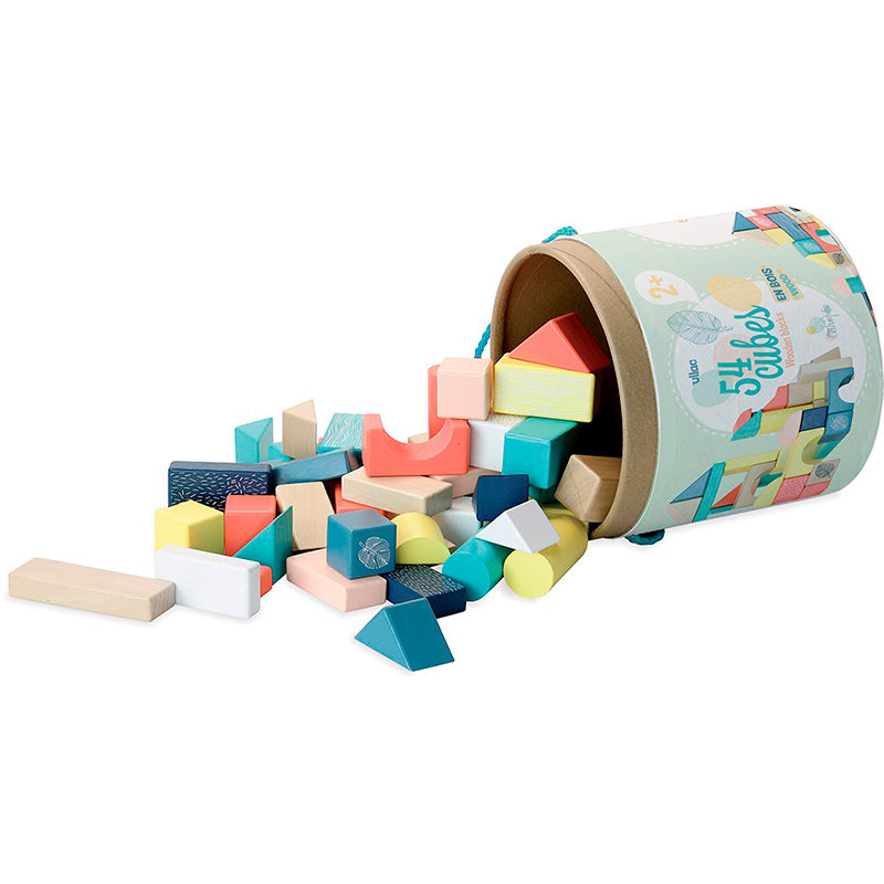 Vilac Wooden Building Blocks, 54 Pieces