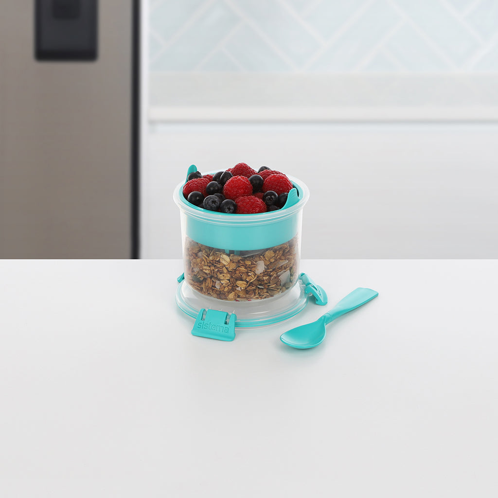 Sistema Lunchbox Breakfast To Go, 530 ml - Minty Teal