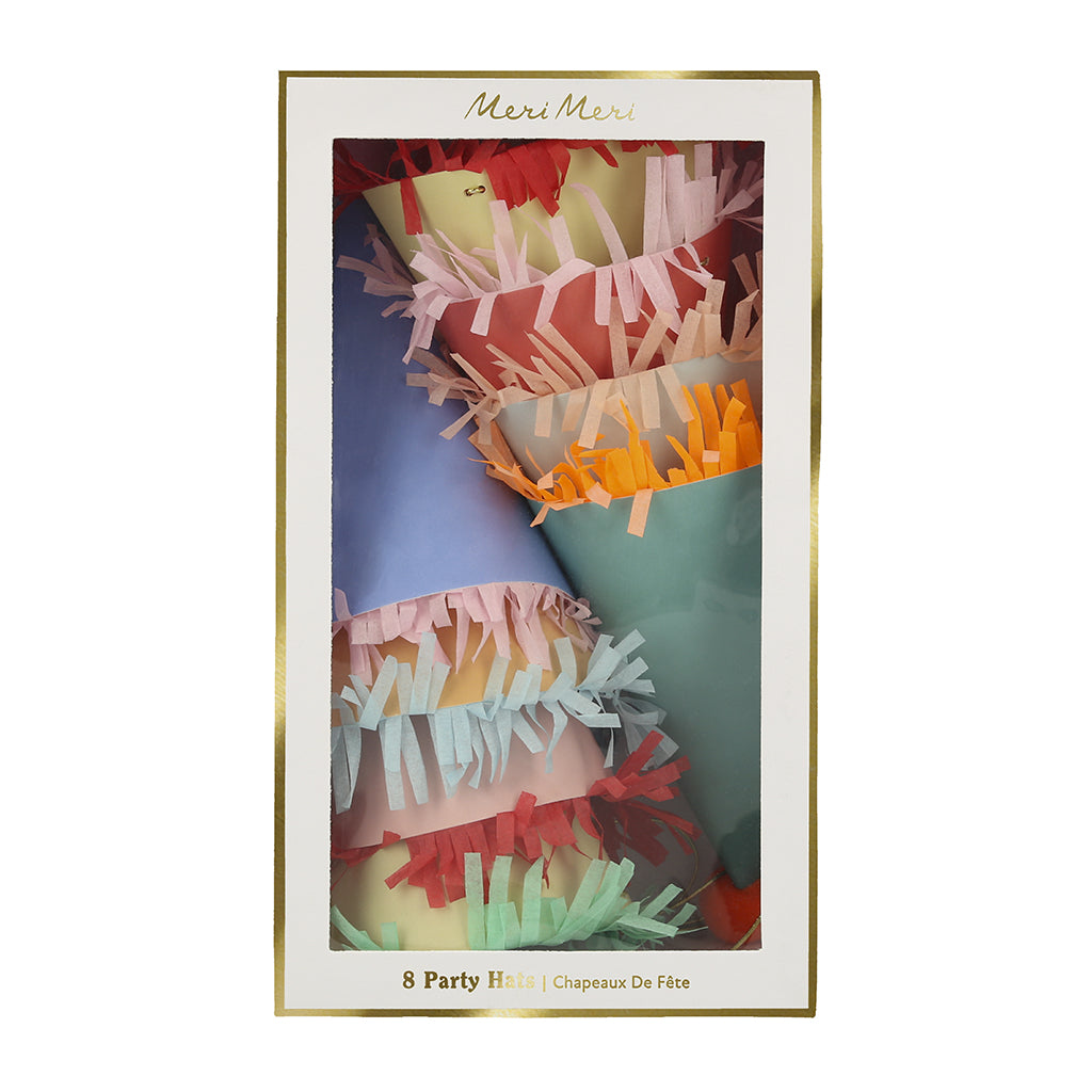 Meri Meri Party Hats, Large Party Hats - Set of 8