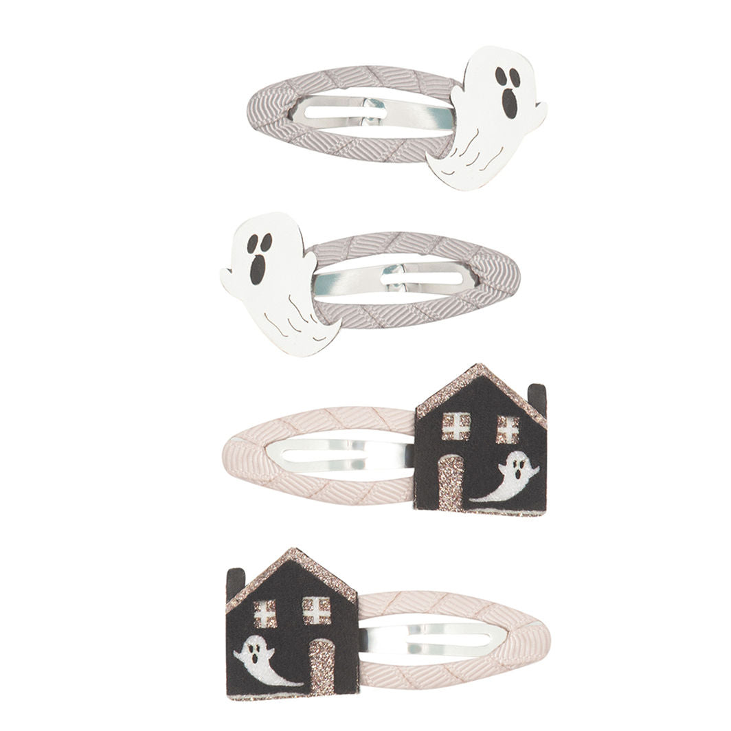 Mimi & Lula - 4 Hair Clips - Haunted House Halloween