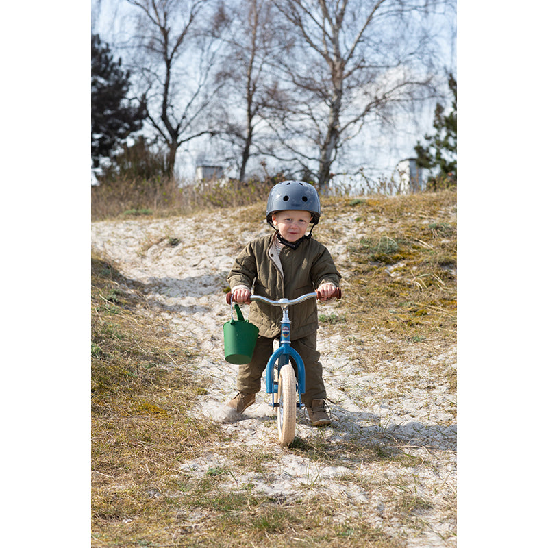 Trybike Balance Bike, Vintage Green with Retro Look