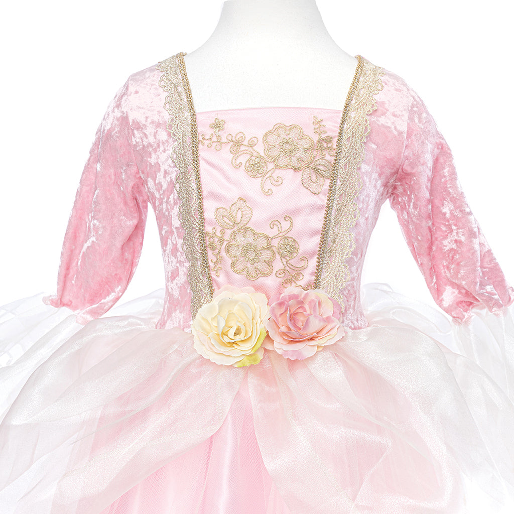Great Pretenders Dress-Up Costume, Princess Dress Pink Rose - Size 3-6 Years