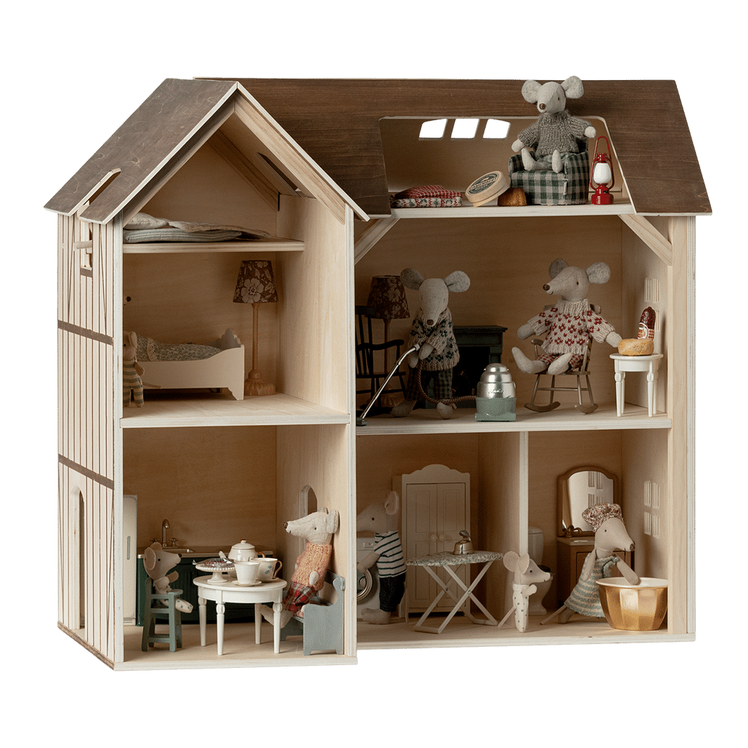 Maileg Mouse Hole Dollhouse - Farmhouse Mouse Hole