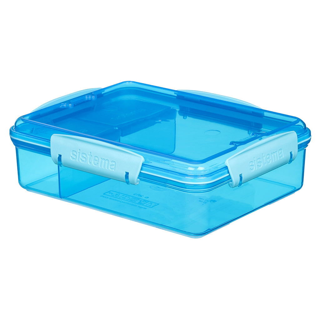 Sistema Snack Attack Duo Lunch Container 975 ml, Blue