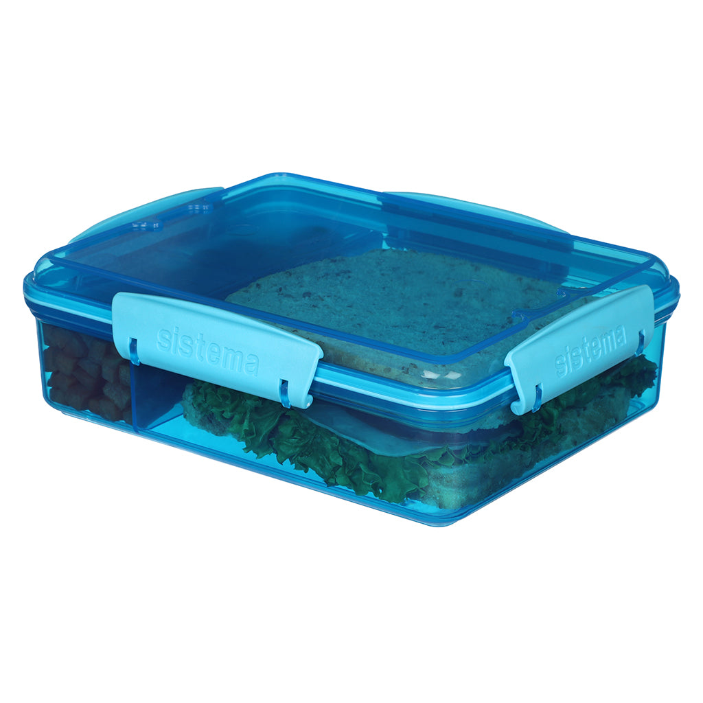Sistema Snack Attack Duo Lunch Container 975 ml, Blue