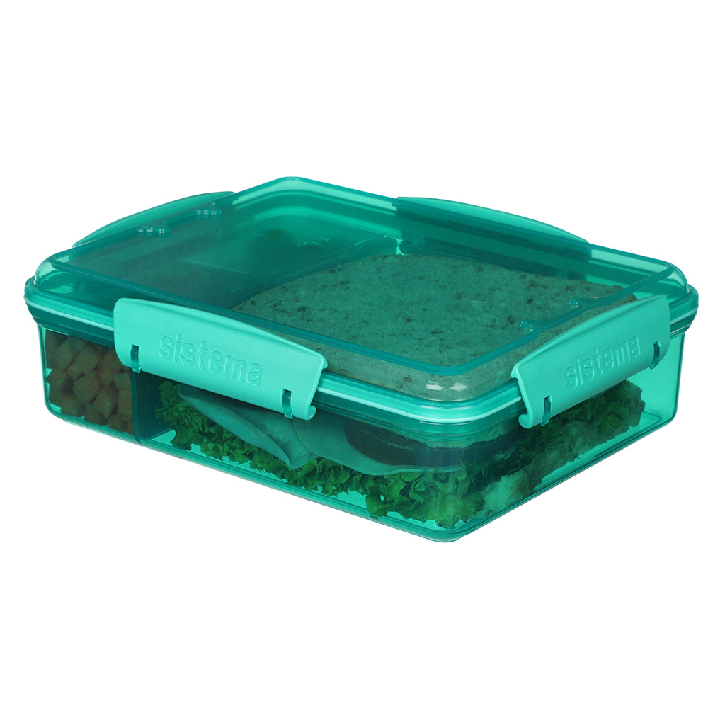 Sistema Snack Attack Duo Lunch Container 975 ml, Teal