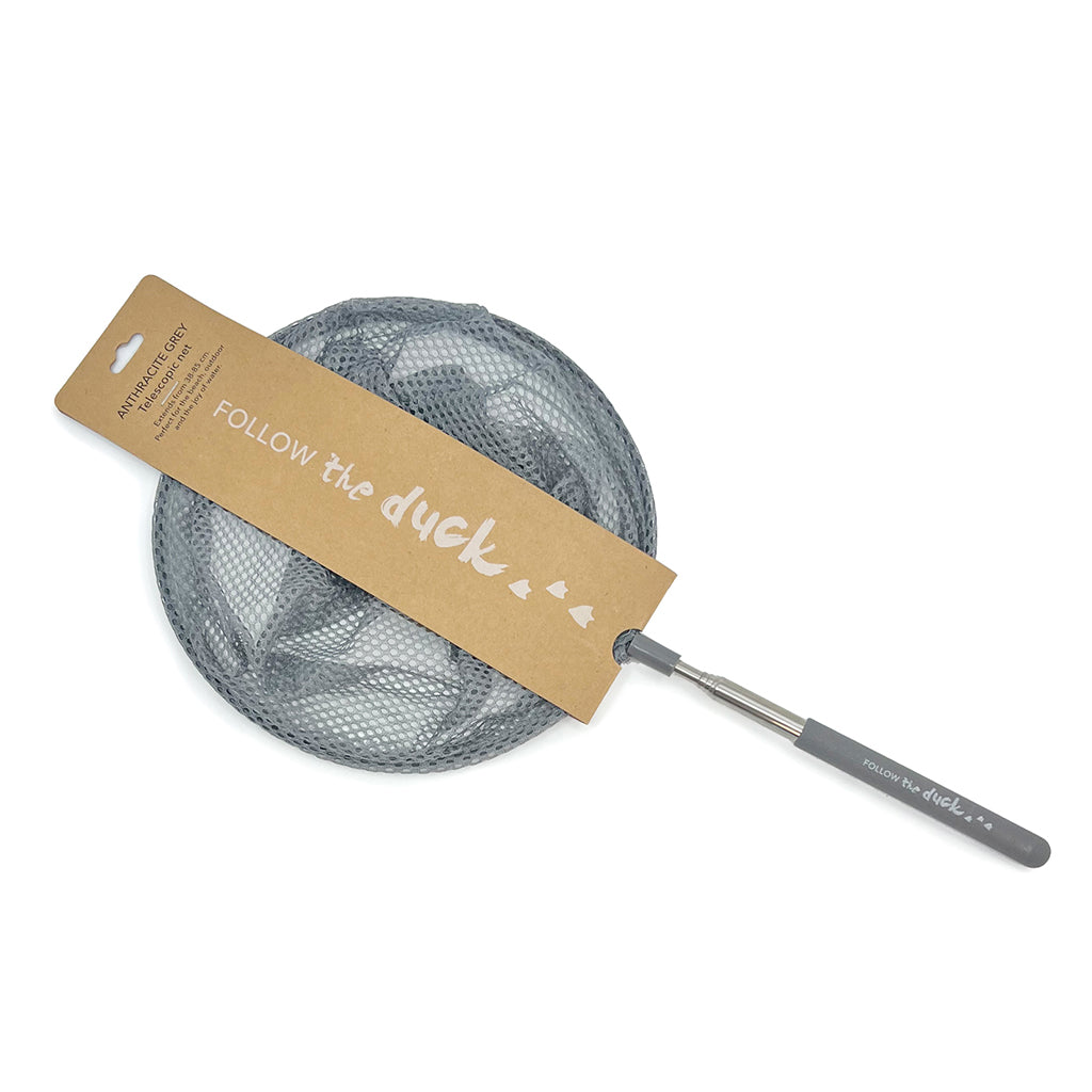 Follow the Duck, Telescopic Fishing Net - Anthracite Gray